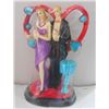 Image 1 : Beautiful Loving Star Couple Polystone Statue Height:10 inch, width: 5 inch