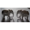 Image 1 : 120.30g Pair of Two Elephants Sterling Silver