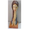 Image 1 : Indian Welcome Lady Polystone Statue Height: 16inch, Width: 6 inch
