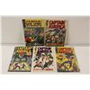 Image 1 : CAPTAIN AMERICA #101-105 (1968) 5 SOLID MID TO HIGH-MID GRADE COPIES