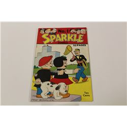 SPARKLE COMICS #1 (1948) LI'L ABNER, NANCY, CAPTAIN & THE KIDS, ELLA CINDERS. 52 PAGES, ONE SMALL
