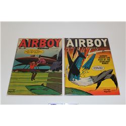 AIRBOY COMICS (1950) VOLUME 7 #9 AND #11. IN SOLID LOW TO LOW MID GRADE