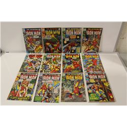 IRON MAN #21-40 (1968) SOLID, HIGH MID GRADE AVERAGE COPIES. GLOSSY, TIGHT AND SUPPLE. 15 BOOKS