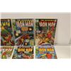 Image 3 : IRON MAN #21-40 (1968) SOLID, HIGH MID GRADE AVERAGE COPIES. GLOSSY, TIGHT AND SUPPLE. 15 BOOKS
