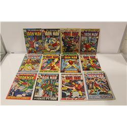 IRON MAN #41-60 (1970'S) SOLID, HIGH MID GRADE AVERAGE COPIES. GLOSSY, TIGHT AND SUPPLE. 19 BOOKS