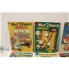 Image 2 : WALT DISNEY'S COMICS AND STORIES, 10 CENT DELL COMICS  (1950'S) #136-197. 10 BOOKS TOTAL IN LOW