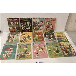 WALT DISNEY'S COMICS AND STORIES, 10 AND 15 CENT DELL COMICS  (1950-60'S) #192-262. 14 BOOKS