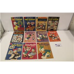 WALT DISNEY'S UNCLE SCROOGE, DONALD DUCK, DAISY DUCK ETC. (1950'S-60'S) 1O & 15 CENT DELL COMICS.