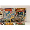 Image 3 : DETECTIVE COMICS #295-379 (1961-68) SILVER AGE RUN OF 8 12 CENT COVERS IN LOW-MID GRADE AVERAGE.