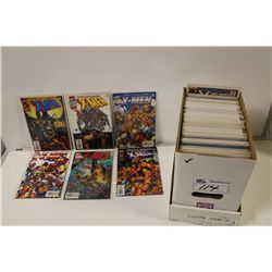 SHORT BOX OF MODERN X-MEN #351-500, MANY EXTRAS AND ANNUALS. HIGH GRADE.