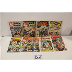 DC SPECIAL #1-29 (1968-77) 9 BOOKS TOTAL IN SOLID MID-GRADE AVERAGE.