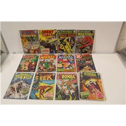 DC COMICS 10 AND 12 CENT COVERS, INCLUDES: CHALLENGERS OF THE UNKNOWN #19, MEN OF WAR #112 1ST APP.