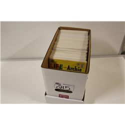 SHORT BOX OF ASSORTED ARCHIE TITLES INCLUDING: LIFE WITH ARCHIE, PEP, LAUGH, REGGIE AND ME AND