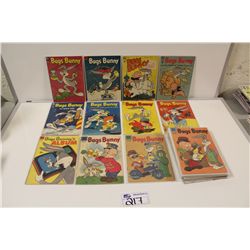 BUGS BUNNY (1950'S) 24 DELL, MOSTLY 10 CENT COVERS IN LOW TO LOW0MID GRADE AVERAGE