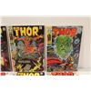 Image 3 : THOR #159, 161 AND 163-168. 8 SOLID MID GRADE AVERAGE COPIES. INCLUDES #159- ORIGIN DR. BLAKE,