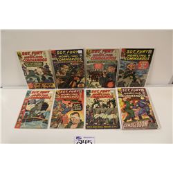 SGT. FURY #22-37 CONSECUTIVE (1965-66)  SOLID MID GRADE AVERAGE COPIES. INCLUDES #27- 1ST APP. ERIC