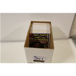 SGT. FURY #23-163 SOLID MID GRADE AVERAGE COPIES. INCLUDES #27- 1ST APP. ERIC KOENIG, KING-SIZE