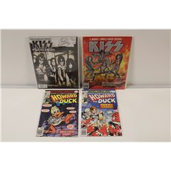 ULTIMATE KISS LOT- HOWARD THE DUCK #12 AND 13 IN HIGH GRADE. #12- 1ST BRIEF APP. KISS, #13- 1ST