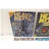 Image 2 : HEAVY METAL RUN #1-UP (1977-80'S) LARGE  ISSUE, NO DUPLICATE RUN OF 34 COPIES. LOW-MID GRADE