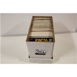 SHORT BOX OF THE TICK, #1-12, MULTIPLE #1'S, PLUS MANY OTHER TICK TITLES. HIGH GRADE AVERAGE
