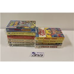 OVERSTREET PRICE GUIDE #4-13 CONSECUTIVE (1974-82) IN MID GRADE. 10 BOOKS TOTAL