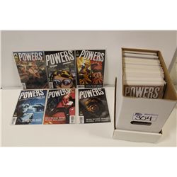 SHORT BOX OF IMAGE COMICS, POWERS RUN IN HIGH GRADE.