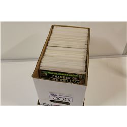 SHORT BOX OF BRONZE AGE HORROR GENRE. MIXED GRADES. BLACK MAGIC #1-3, CHAMBERS OF DARKNESS,  WEIRD