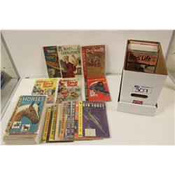 SHORT BOX OF CLASSICS ILLUSTRATED, DELL  AND THE WORLD AROUND US COMICS. MANY 10 CENT COVERS