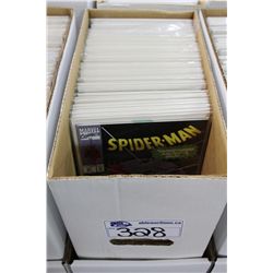 SHORT BOX OF RECENT SPIDER-MAN TITLES, HIGH GRADE AVERAGE