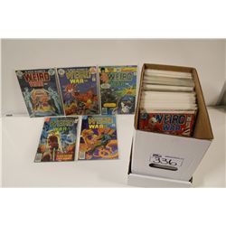 SHORT BOX OF MIXED BRONZE MARVEL AND DC TITLES. WEIRD WAR, WHAT IF? AND MORE!