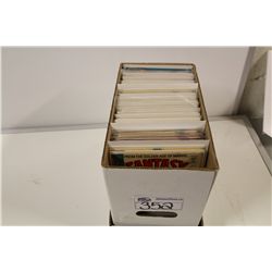 SHORT BOX OF MARVEL AND DC SILVER TO BRONZE TITLES. INCLUDES FANTASY MASTERPIECES #1, SILVER