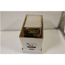 SHORT BOX OF SILVER AND BRONZE MARVEL TALES, GREATEST COMICS, COLLECTOR'S ITEM CLASSICS. MANY IN