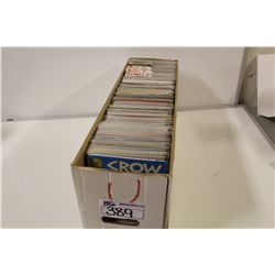LONG BOX OF MIXED TTILE BACK ISSUES, MANY RAW MULTIPLES. LOTS OF #1'S. HIGH GRADE AVERAGE