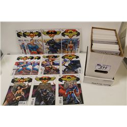 SHORT BOX OF RECENT MIXED TITLE BACK ISSUES, SOME #1'S. HIGH GRADE AVERAGE. INCLUDES: TRINITY,