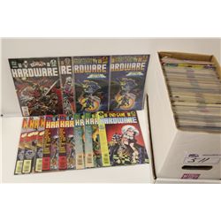 SHORT BOX OF DC/MILESTONE 90'S, INCLUDES HARDWARE, ICON, BLOOD SYNDICATE, HIGH GRADE AVERAGE