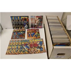LONG BOX OF MIXED BACK ISSUES, HIGH GRADE AVERAGE