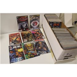 LONG BOX OF MIXED RECENT BACK ISSUES, HIGH GRADE AVERAGE