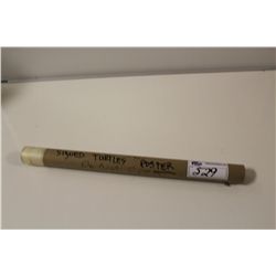 TEENAGE MUTANT NINJA TURTLES (TMNT) AUTOGRAPHED POSTER BY CREATORS EASTMAN AND LIARD