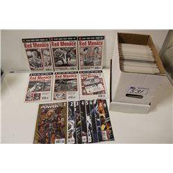 SHORT BOX OF RECENT COMPLETE, MINI-SERIES. HIGH GRADE AVERAGE