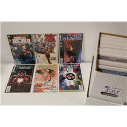 SHORT BOX OF SOME RECENT COMPLETE, MINI-SERIES AND BACK ISSUES, MANY #1'S. HIGH GRADE AVERAGE