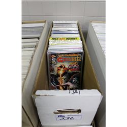 LONG BOX OF MALIBU BACK ISSUES. HIGH GRADE AVERAGE