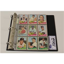 1965 TOPPS AND 1961-63 FLEER BASEBALL CARDS. 150+ CARDS IN MID GRADE AVERAGE. INCLUDES HOF'S: CY