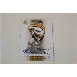 2012-13 SP AUTHENTIC #51- BOBBY ORR AUTOGRAPHED CARD IN NM
