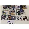 Image 2 : LOT OF 15 VANCOUVER CANUCKS AUTHENTIC MEMORABILIA CARDS INCLUDING: R. LUONGO, R. KESLER, C.