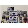 Image 2 : LOT OF 15 TORONTO MAPLE LEAFS AUTHENTIC MEMORABILIA CARDS INCLUDING: M. SUNDIN, J. REIMER, C.