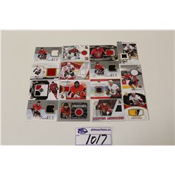 LOT OF 15 OTTAWA SENATORS AUTHENTIC MEMORABILIA CARDS INCLUDING: A. KOVALEV, M. HAVLAT, J. SPEZZA,