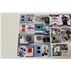 Image 2 : LOT OF 15 EDMONTON OILERS AUTHENTIC MEMORABILIA CARDS INCLUDING: T. HALL, J. EBERLE, R.N. HOPKINS,