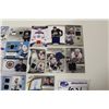 Image 3 : LOT OF 15 EDMONTON OILERS AUTHENTIC MEMORABILIA CARDS INCLUDING: T. HALL, J. EBERLE, R.N. HOPKINS,