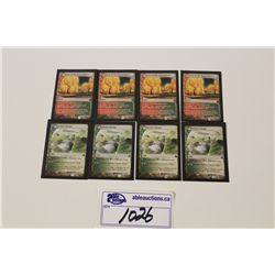 MAGIC THE GATHERING (MTG) 4- GROVE OF THE BURNSWILLOWS AND 4- HORIZON CANOPY CARDS