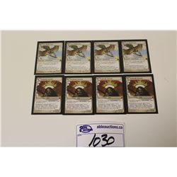 MAGIC THE GATHERING (MTG) 4- AVEN MINDCENSOR  AND 4- DAYBREAK CORONET CARDS